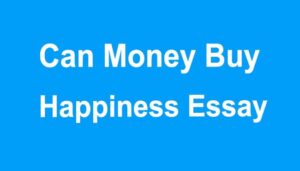 Can Money Buy Happiness Essay