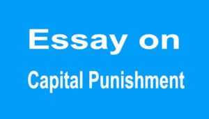 Capital Punishment Essay