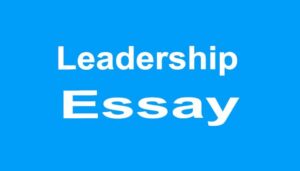 Leadership Essay