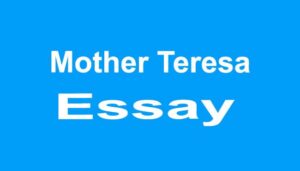 Mother Teresa Essay