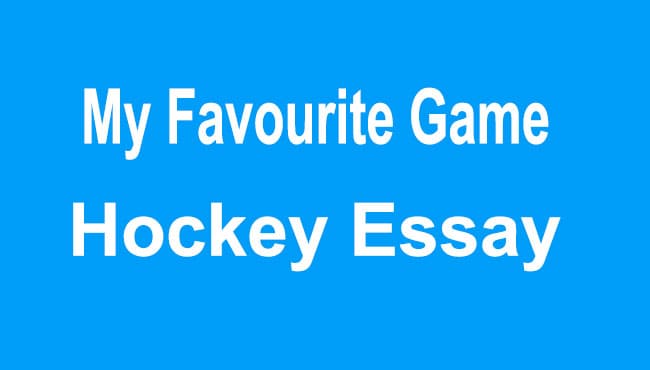 My Favourite Game Hockey Essay