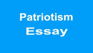 Patriotism Essay