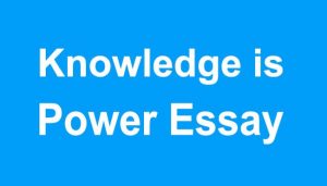 Knowledge is Power