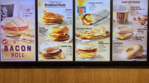 McDonald's Breakfast Menu
