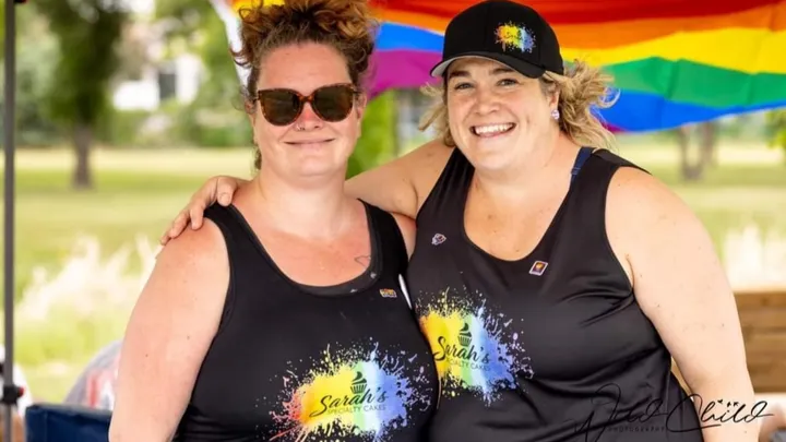 Ponoka Bakery's Pride Flag