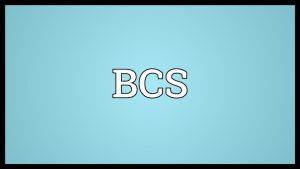 bcs full form